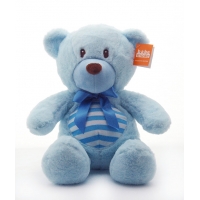Bear Stripe Belly Blue 9"